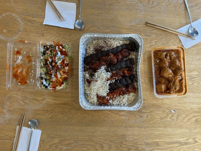 The Afghan Restaurant takeaway at home