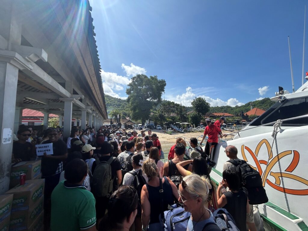 Gili to Bali Padangbai chaos