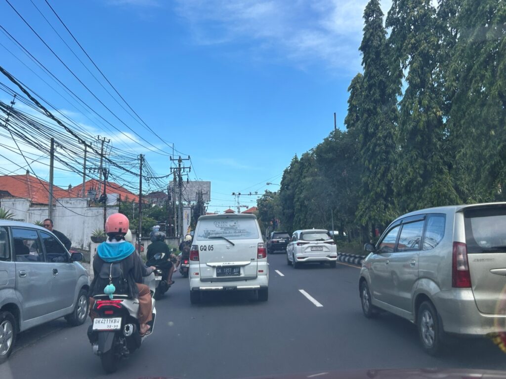 Gili to Bali Sanur in the Taxi