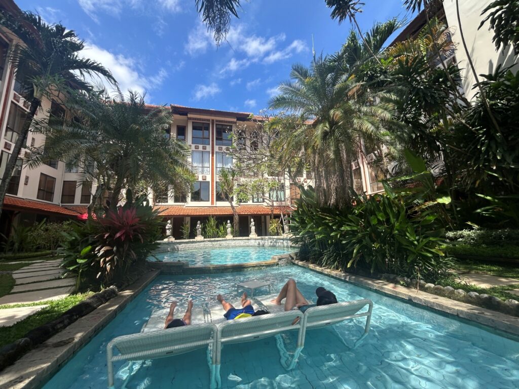 Bali family accommodation cost from guest house to 4 star hotel