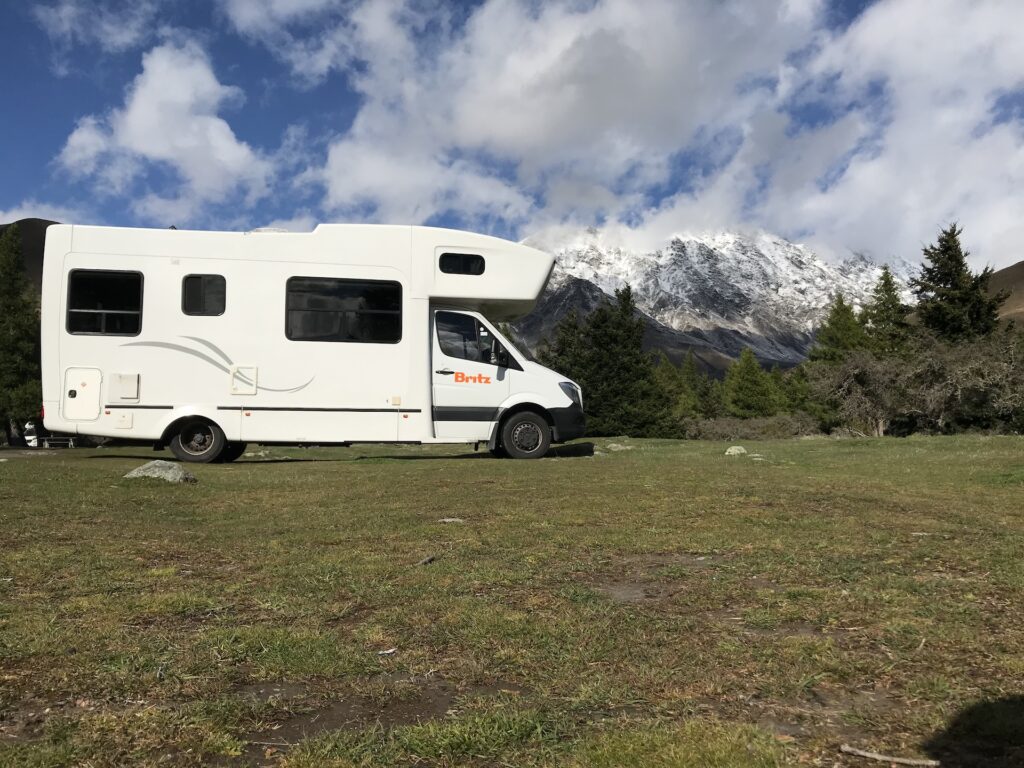 Relocation campervan in New Zealand