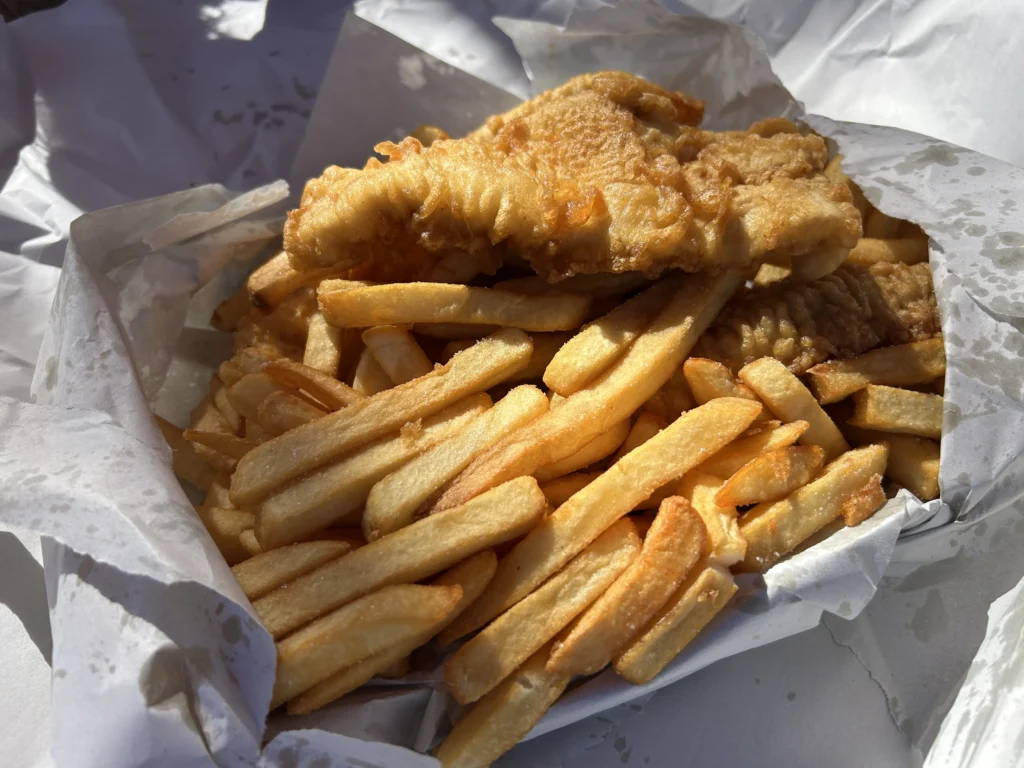 New Zealand food local fish and chips family budget dining