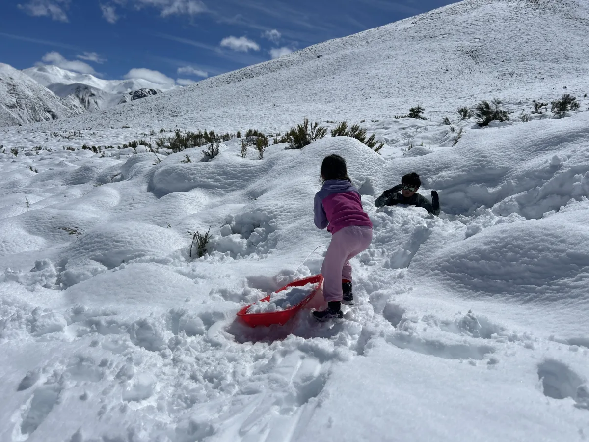 Porters Pass free sledding