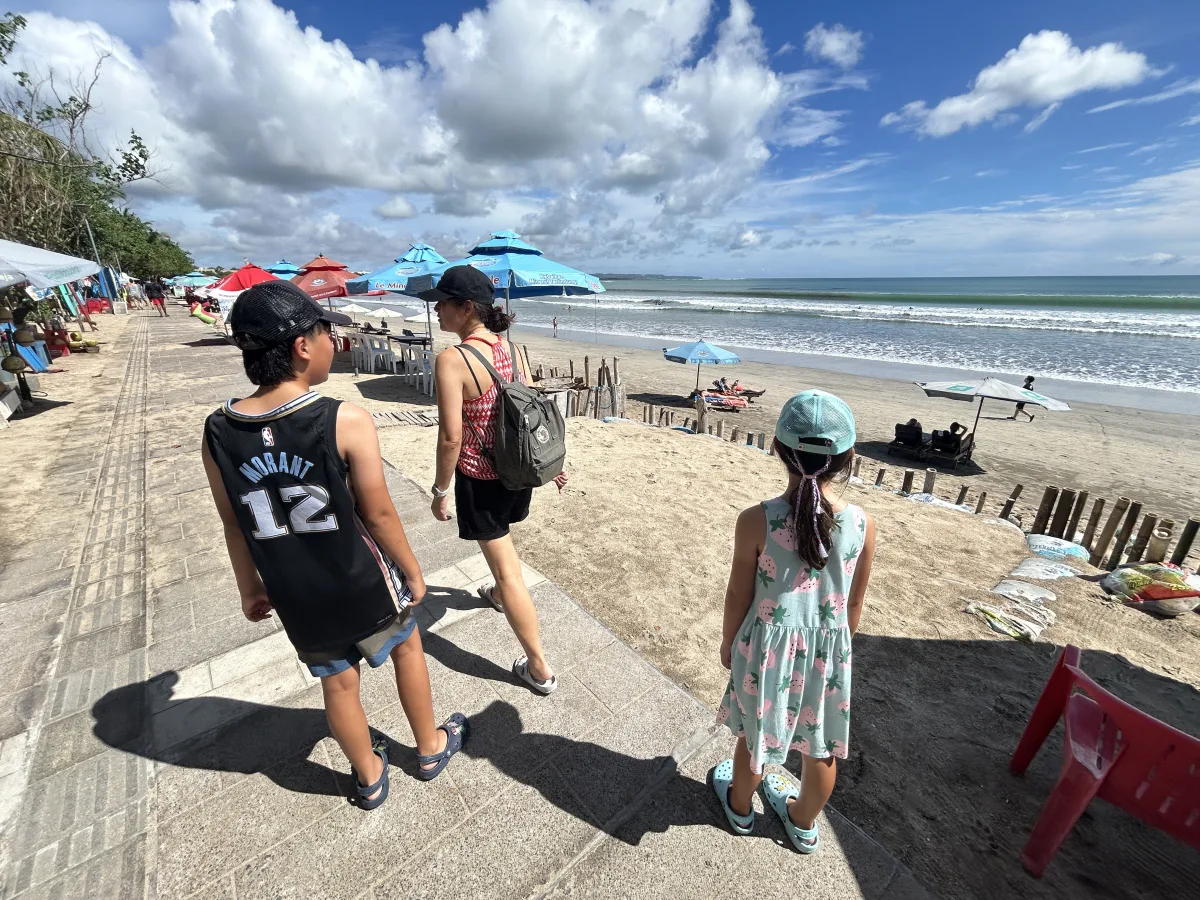 Daddy and Mom Surfing School Location: Kuta Beach (directly opposite Beachwalk Shopping Center)