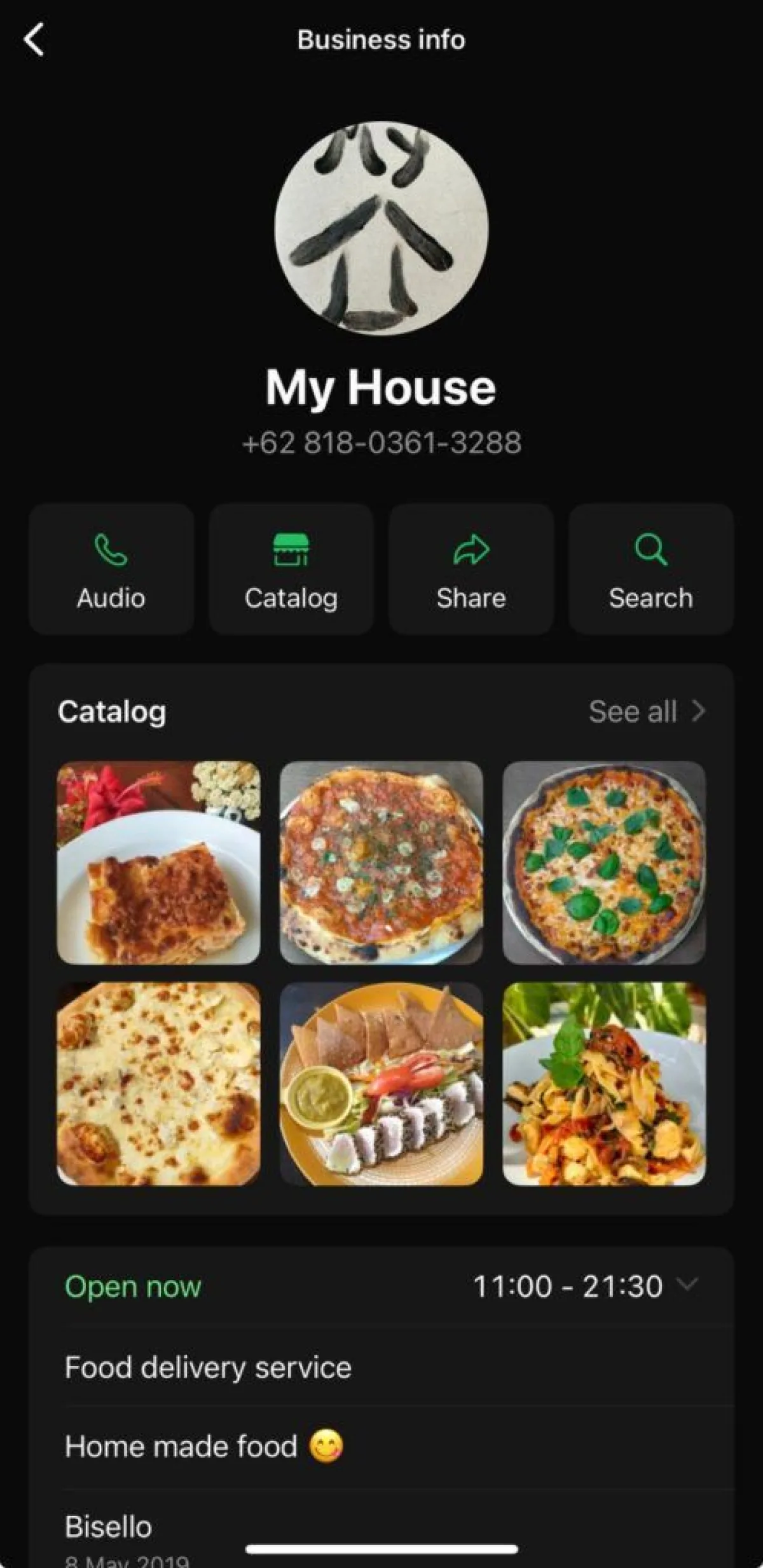 Essential bali app WhatsApp ordering food