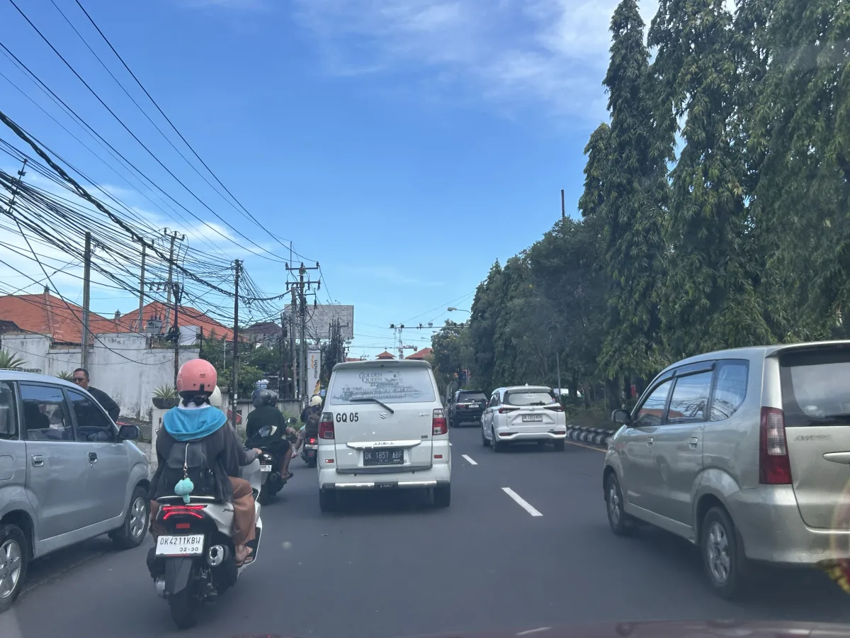 Gili to Bali Sanur in the Taxi