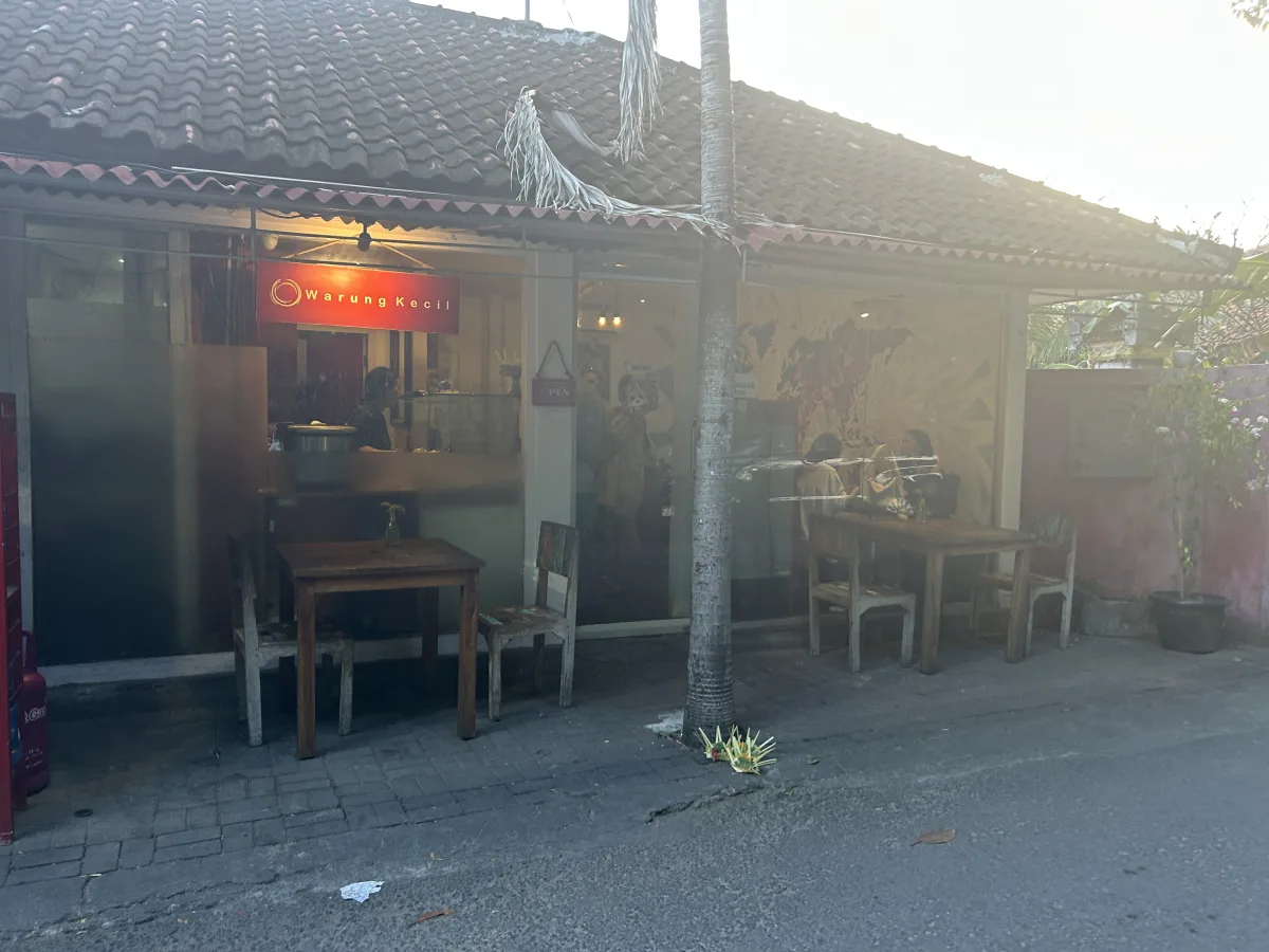 Warung Kecil Location The Go-To Restaurant Sanur for a Popular & Clean Taste