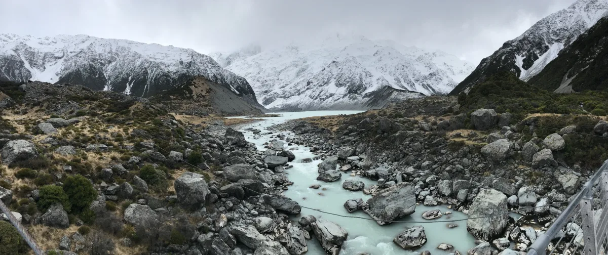 Hooker Valley Track Winter