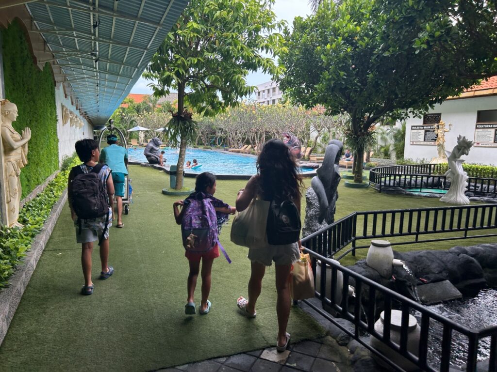 Kuta Accommodation: Febri's Hotel & Spa first impression Surprising Vibe