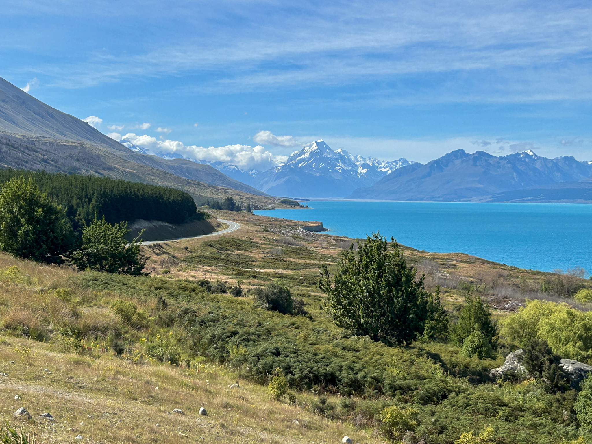 On the way to Mt cook