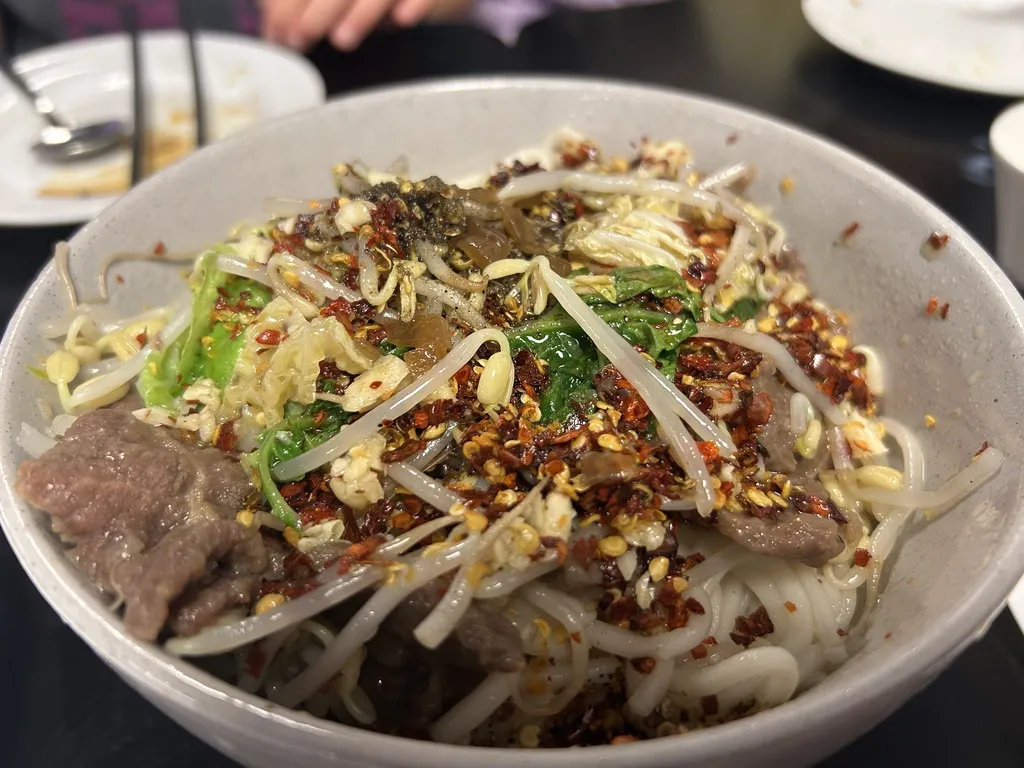 Beef Oil Splashed Noodle