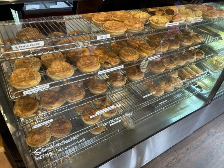 World Famous Sheffield Pies Canterbury New Zealand road trip stop