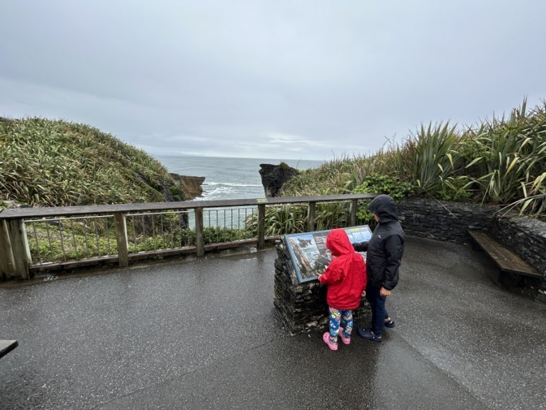 Punakaiki Pancake Rocks track New Zealand