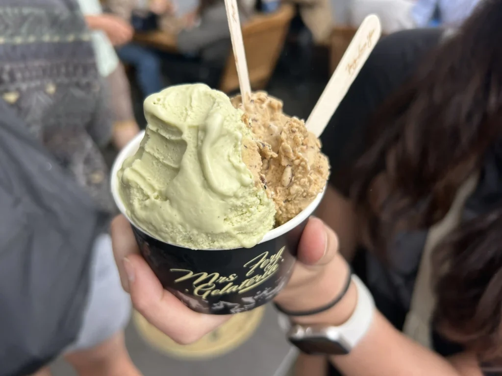 Queenstown with Kids: Ferg Gelato deserves its own mention. The pistachio flavour is, without exaggeration, among the best ice cream I've had in New Zealand