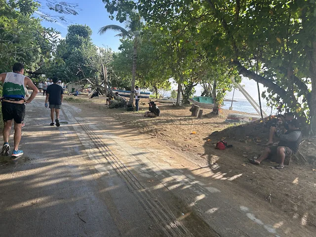 Sanur beach runners
