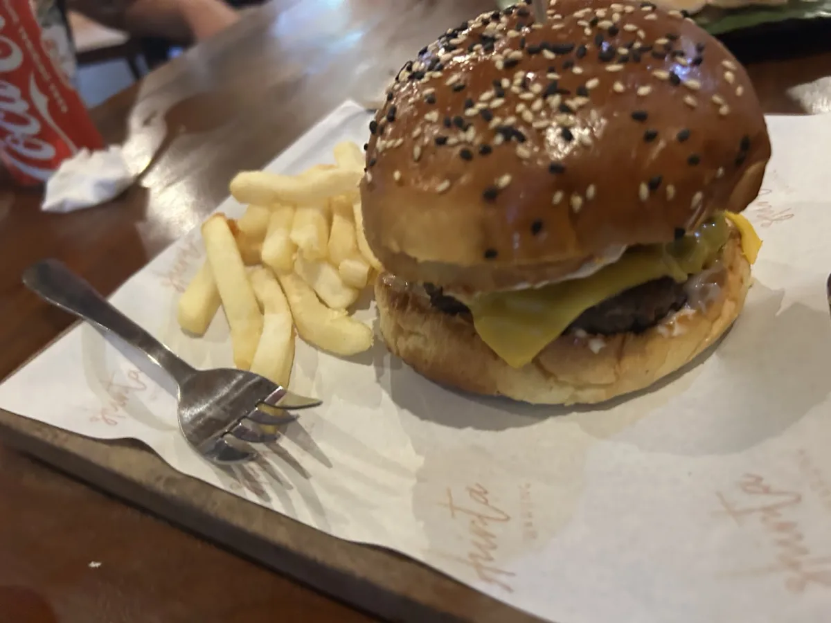 Unexpected Burger Revelation at Shinta Warung