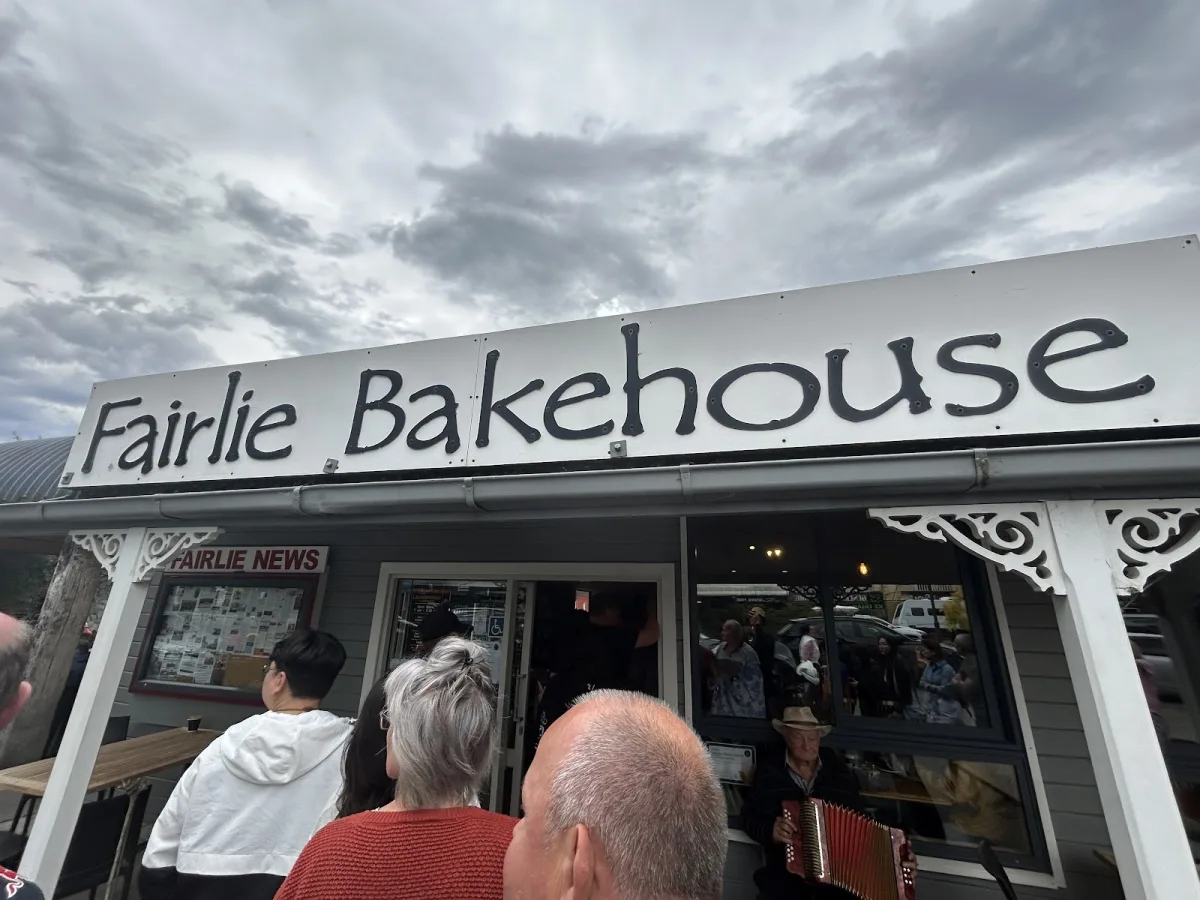 Stop at Fairlie Bakehouse for famous pies