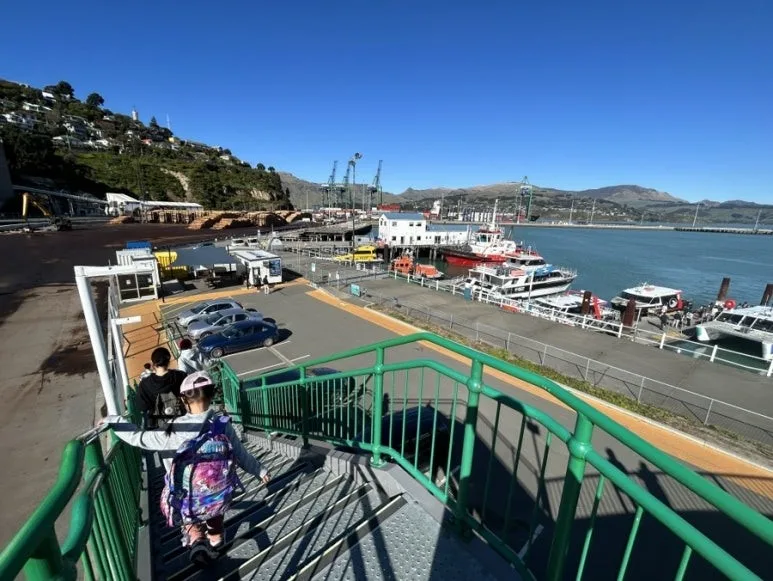 ferry from Lyttelton to Diamond Harbour