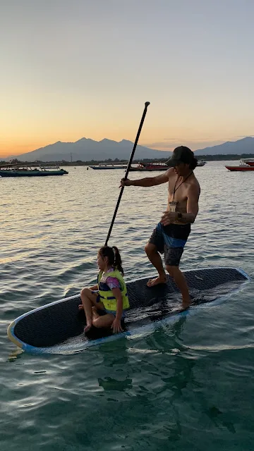 Paddleboarding safe to do with kids