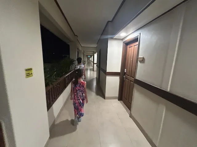 The main downside of our room location was the walk from the hotel lobby. It felt like a really long way