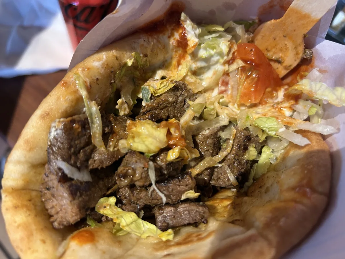 Dimitris Greek Food The Beef Triple was the hero—juicy, flavorful
