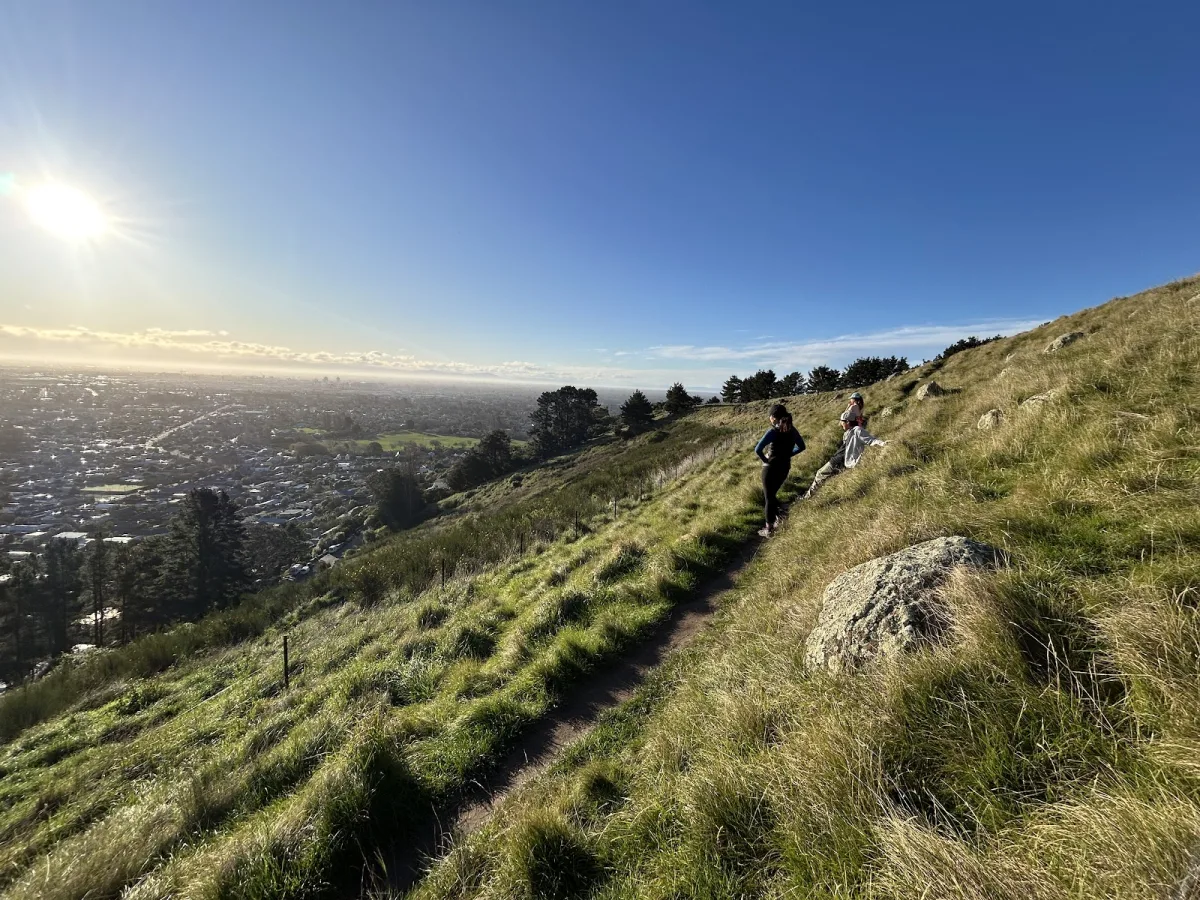 Scenic view from Port hills christchurch