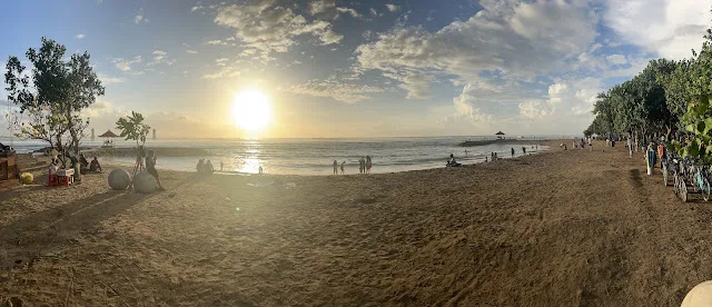 Sunrise at Sanur Beach