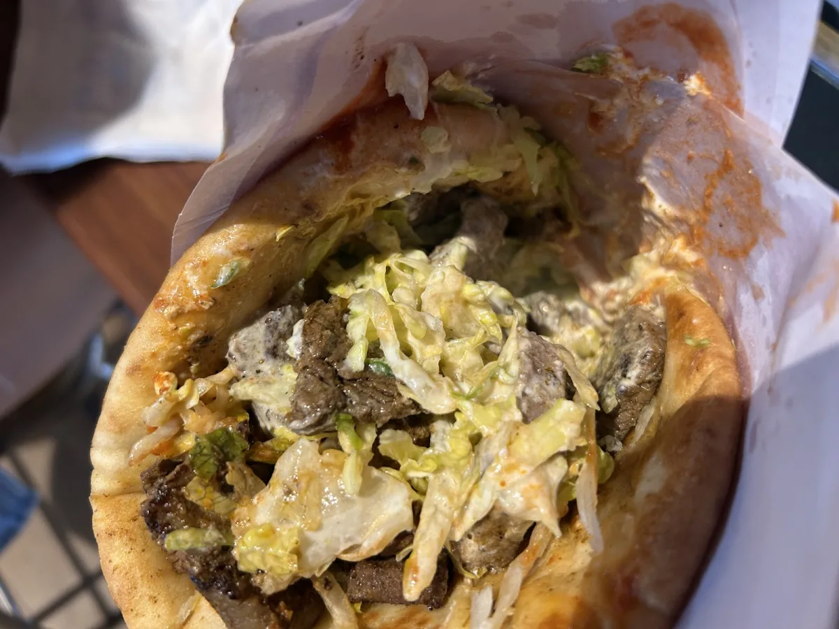 Dimitris Greek Food The Beef Triple was the hero—juicy, flavorful