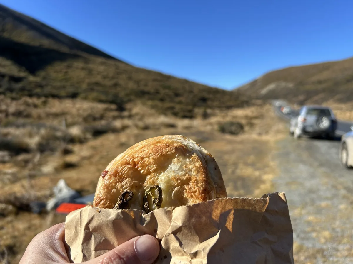 the famous Sheffield Pie Shop meat pie