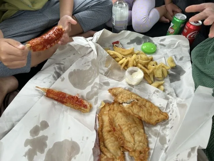 local faborite fish and chips in Christchurch family meal