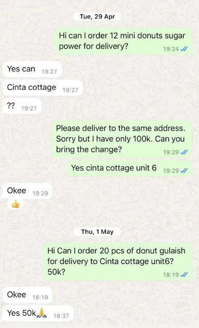 Rayyan Donuts How to order for delivery
