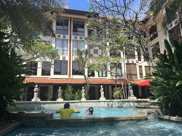 Prime Plaza Hotel Sanur kids absolutely loved this and spent hours playing in the pool