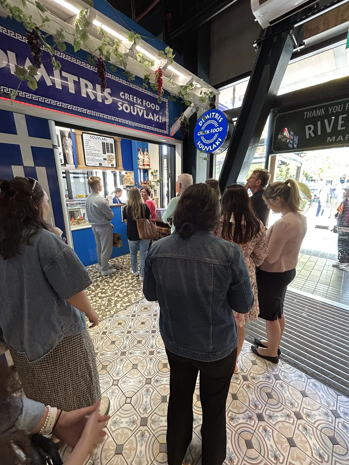 Souvlaki Christchurch: Dimitris Greek Food at Riverside Market Que