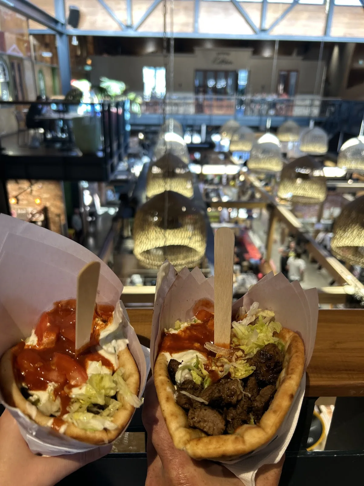 Dimitris Greek Food Souvlaki Beef Single and Triple