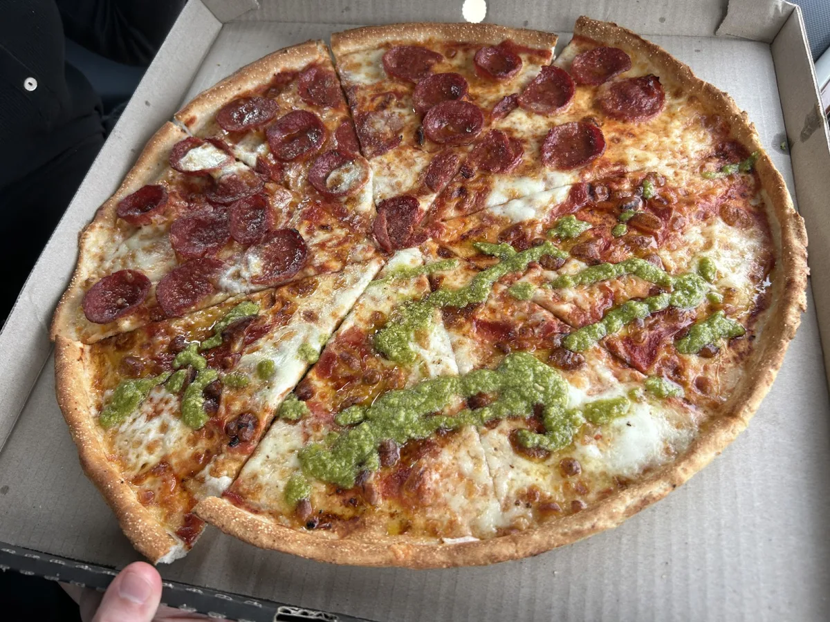 Hell Pizza Half Buffalo Half Beast