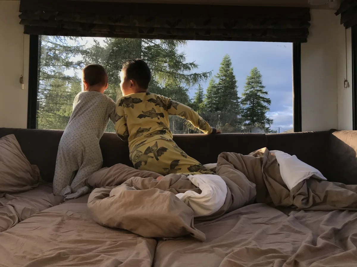 Can families with children do a campervan trip?