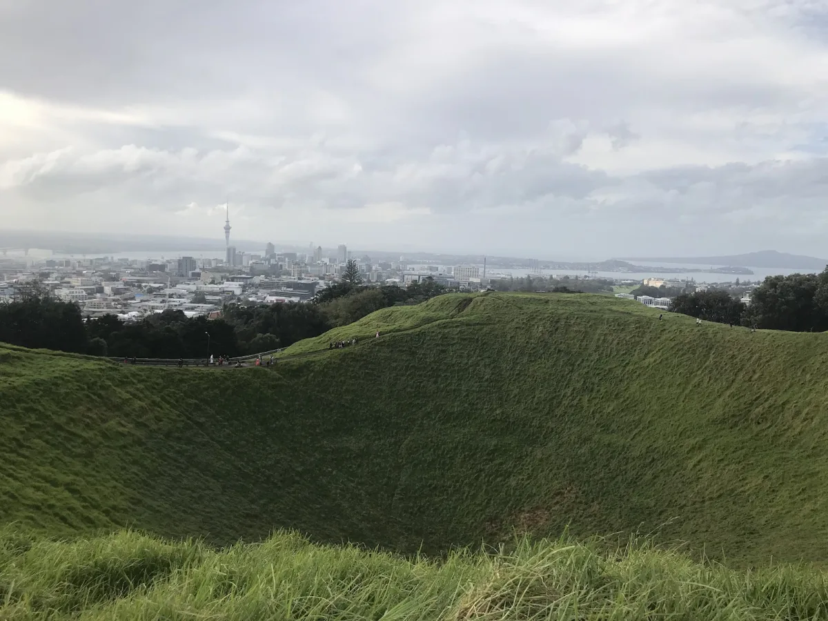 Mt Eden huge crater